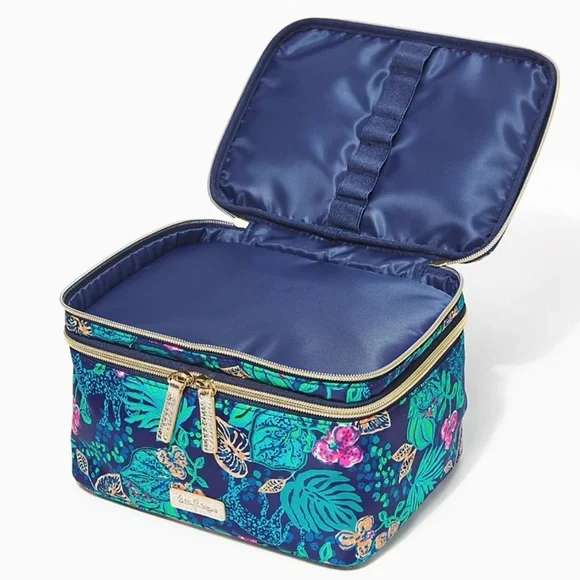 NEW Lilly Pulitzer Devona Cosmetic Case - Picture 4 of 5